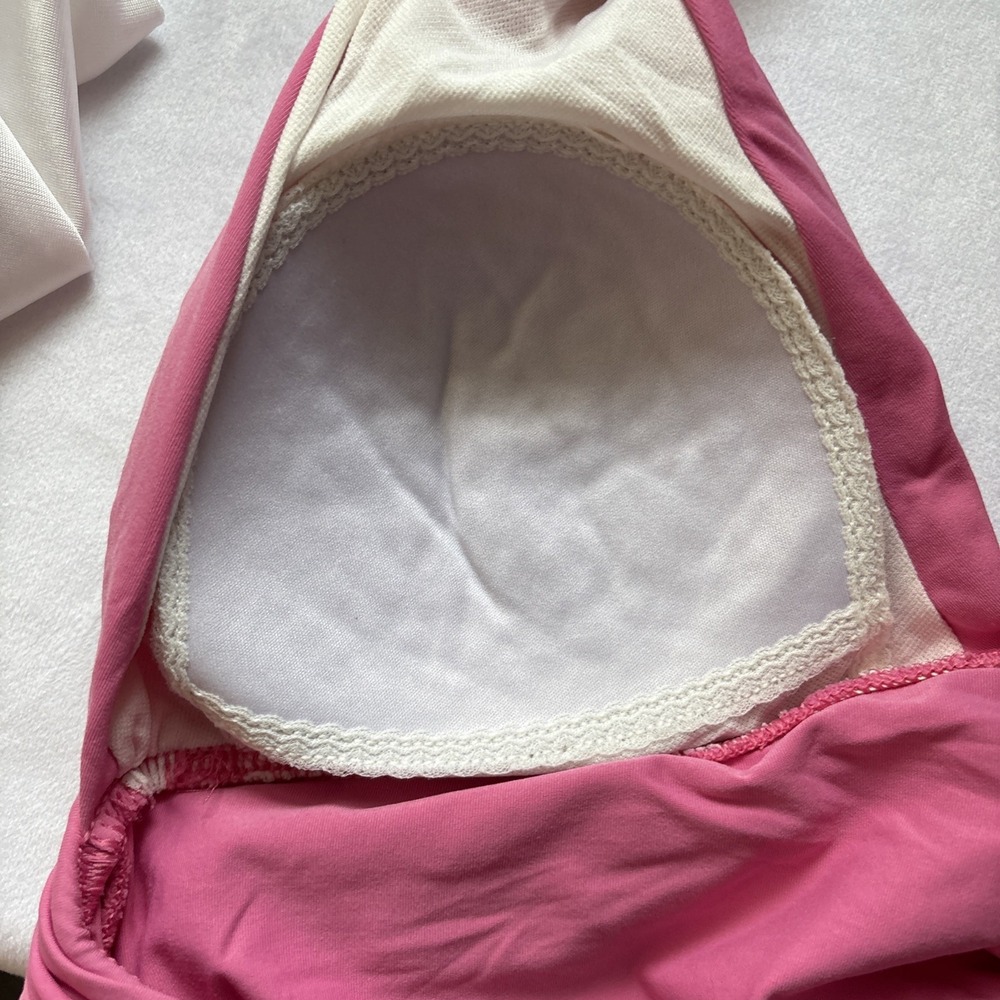 VTG Lauren Ralph Lauren True Y2K  Babydoll Halter Swim Top Open Back Festival - Picture 7 of 13
